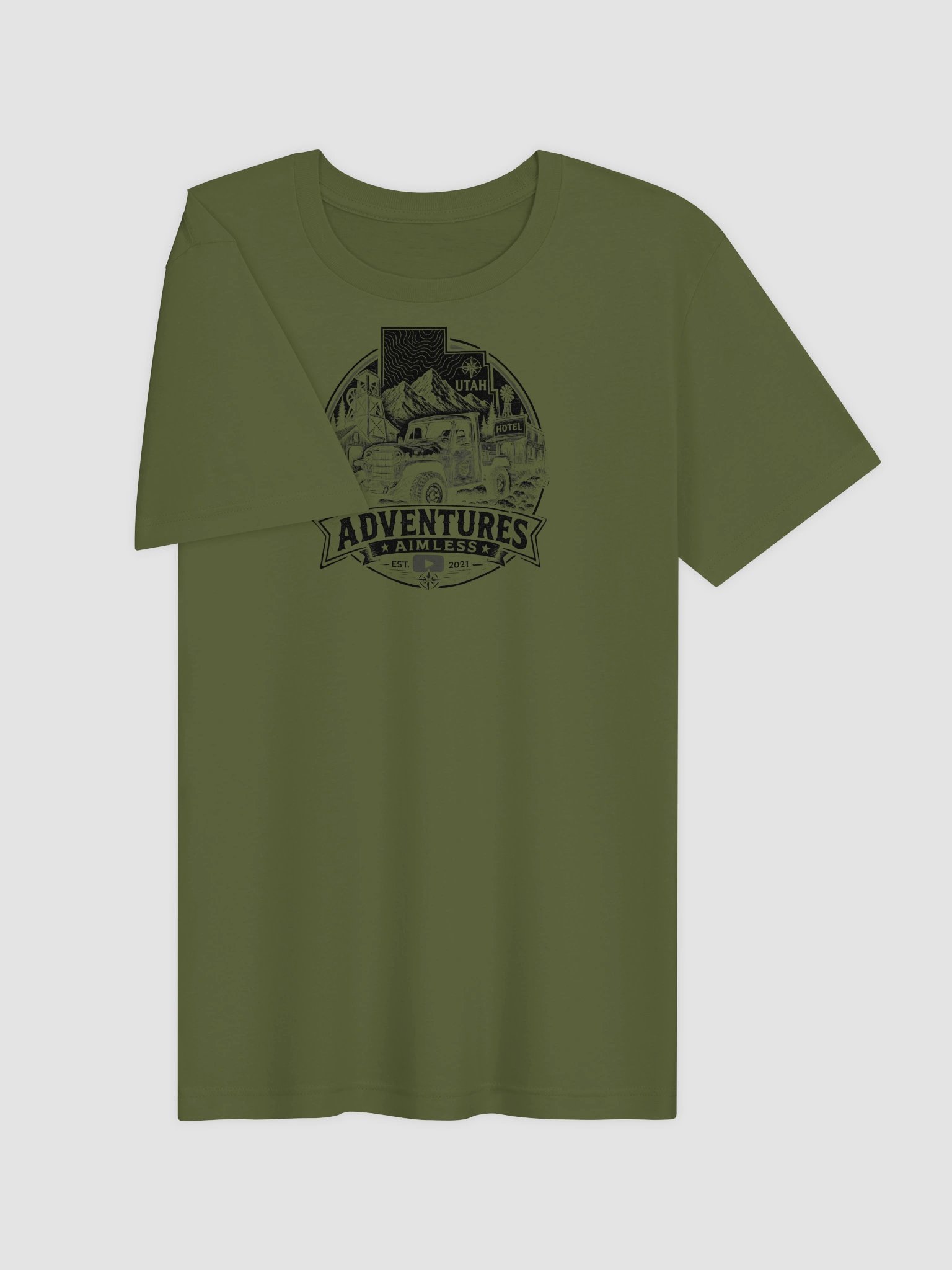 Adventures Aimless TopoAdventure Tee (Light colors) product image (63)