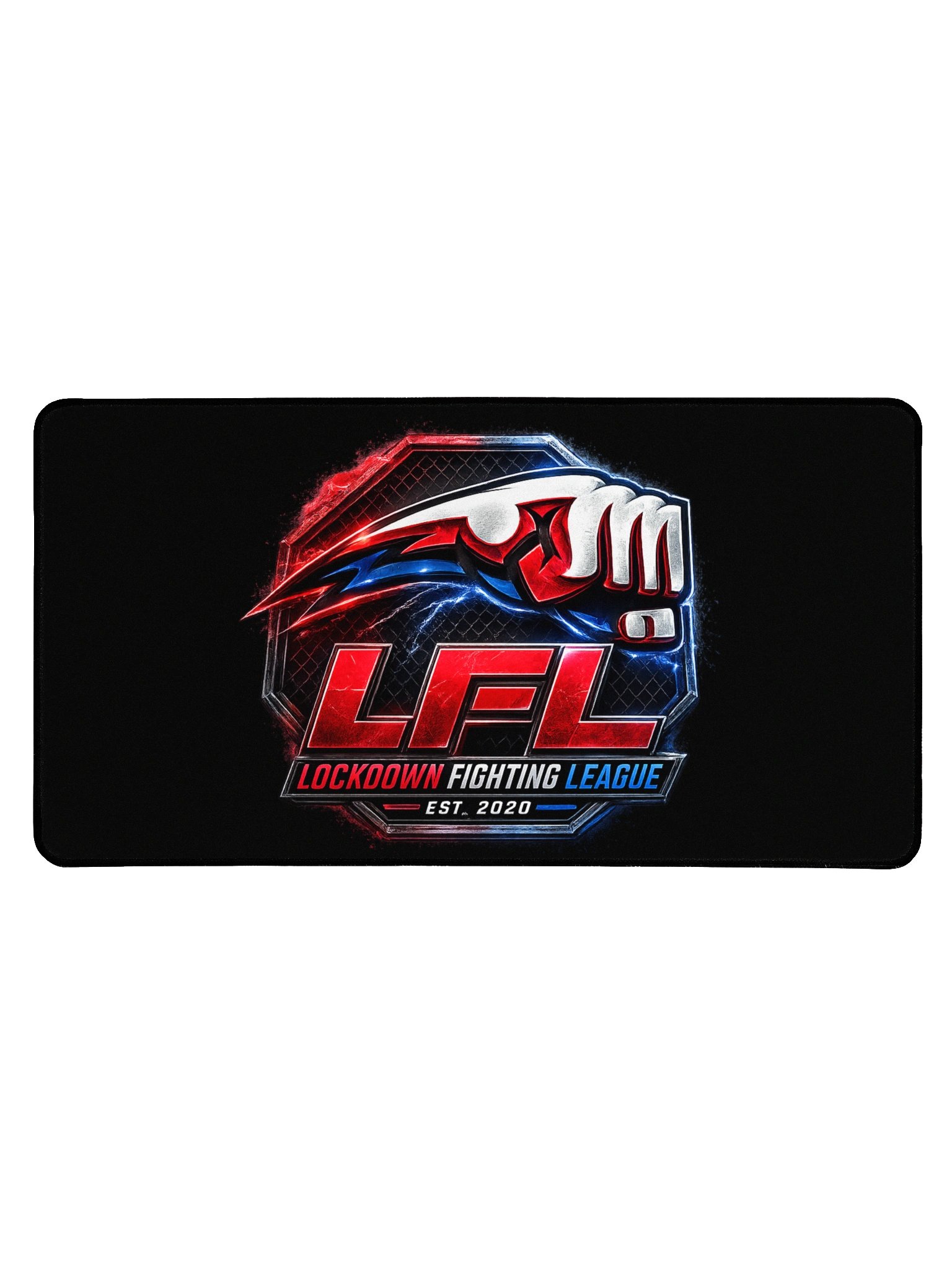 LFL Lockdown Fighting League Desk Mat (Black) product image (1)