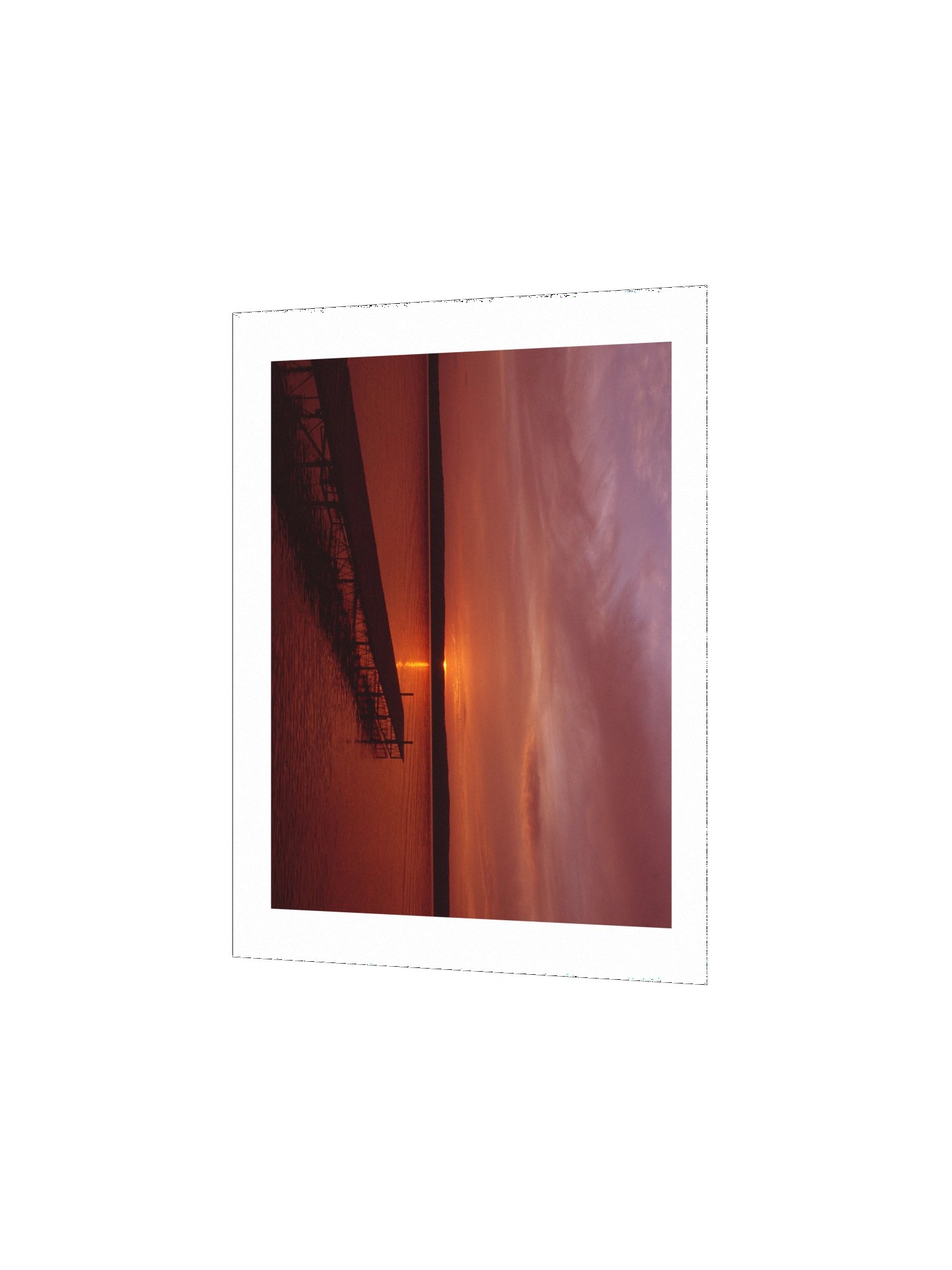 Sunset Dock Print product image (3)