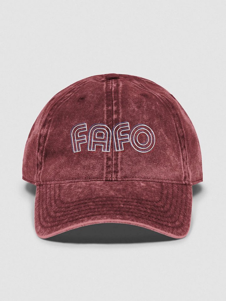 FAFO vintage wash dad hat product image (15)