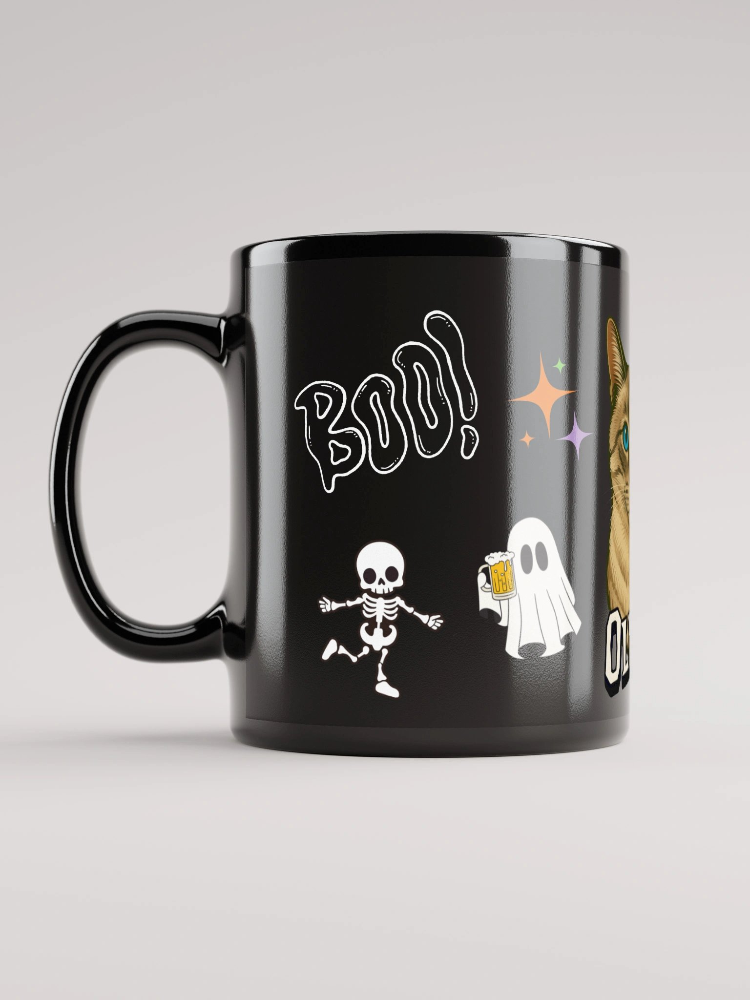 HALLOWEEN! / PERSONALIZED BLACK MUG / UNIQUE STYLE product image (3)