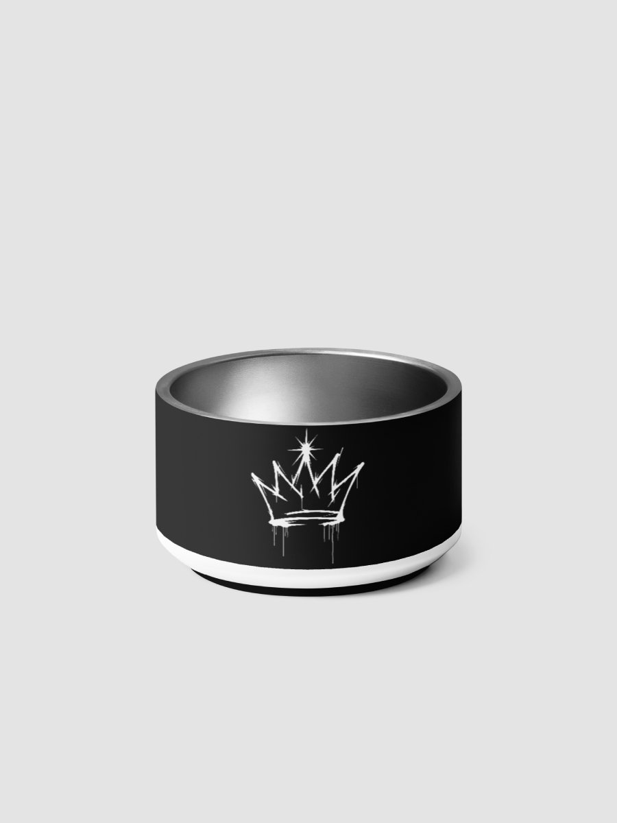 ONE KING Urban Crown Pet Bowl Black product image (4)