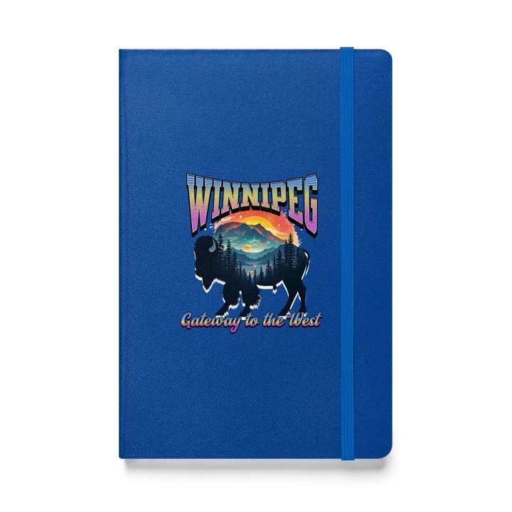 Winnipeg Gateway To The West Bison Hardcover Notebook product image (1)