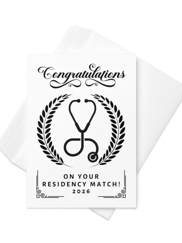 Match Day Card Congratulations Gift for Future Doctor Residency Match Present product image (9)