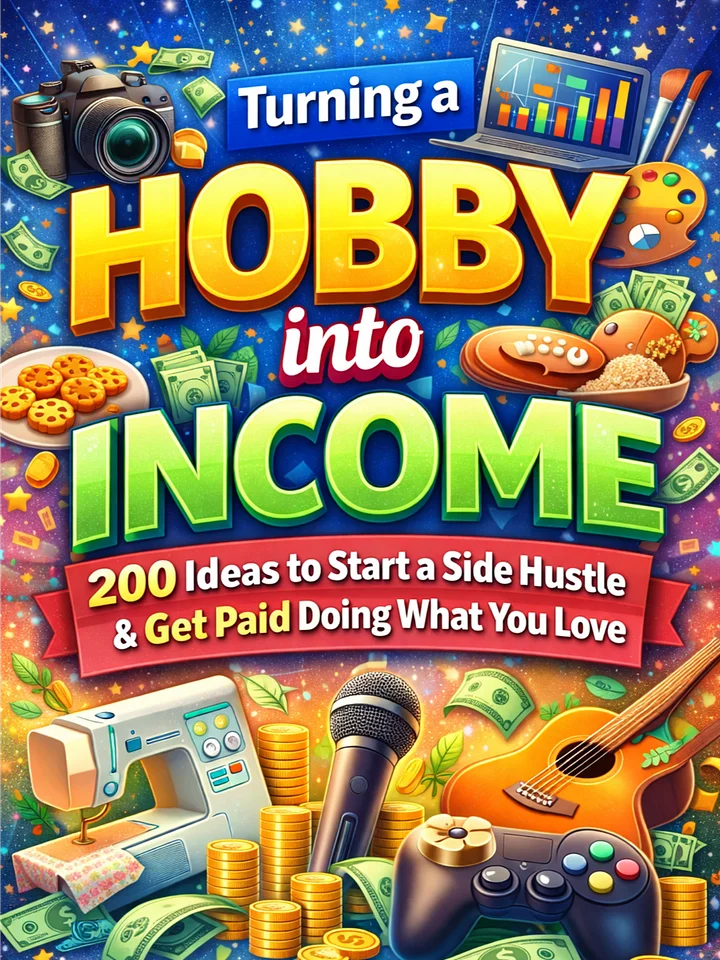Turning a Hobby Into Income - 200 Ideas product image (1)