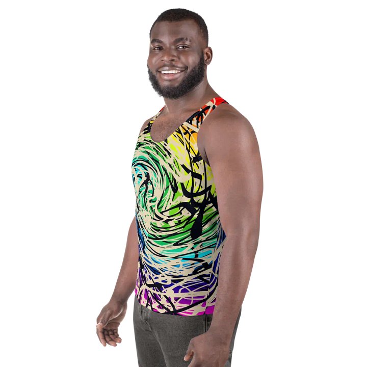 rainbow cyberwave tank top product image (1)
