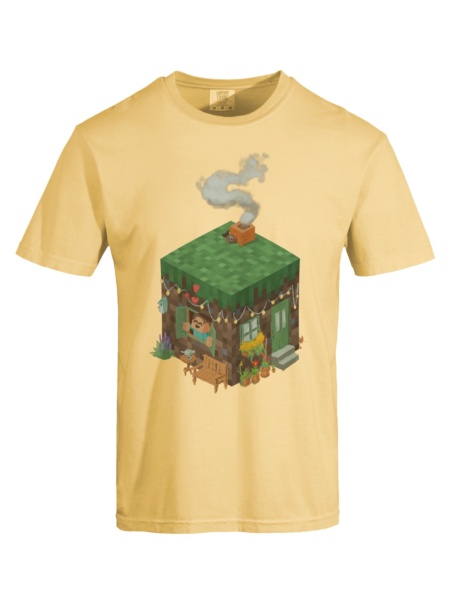 Cozy Minecraft Block House / Wohnblock T-Shirt product image (41)