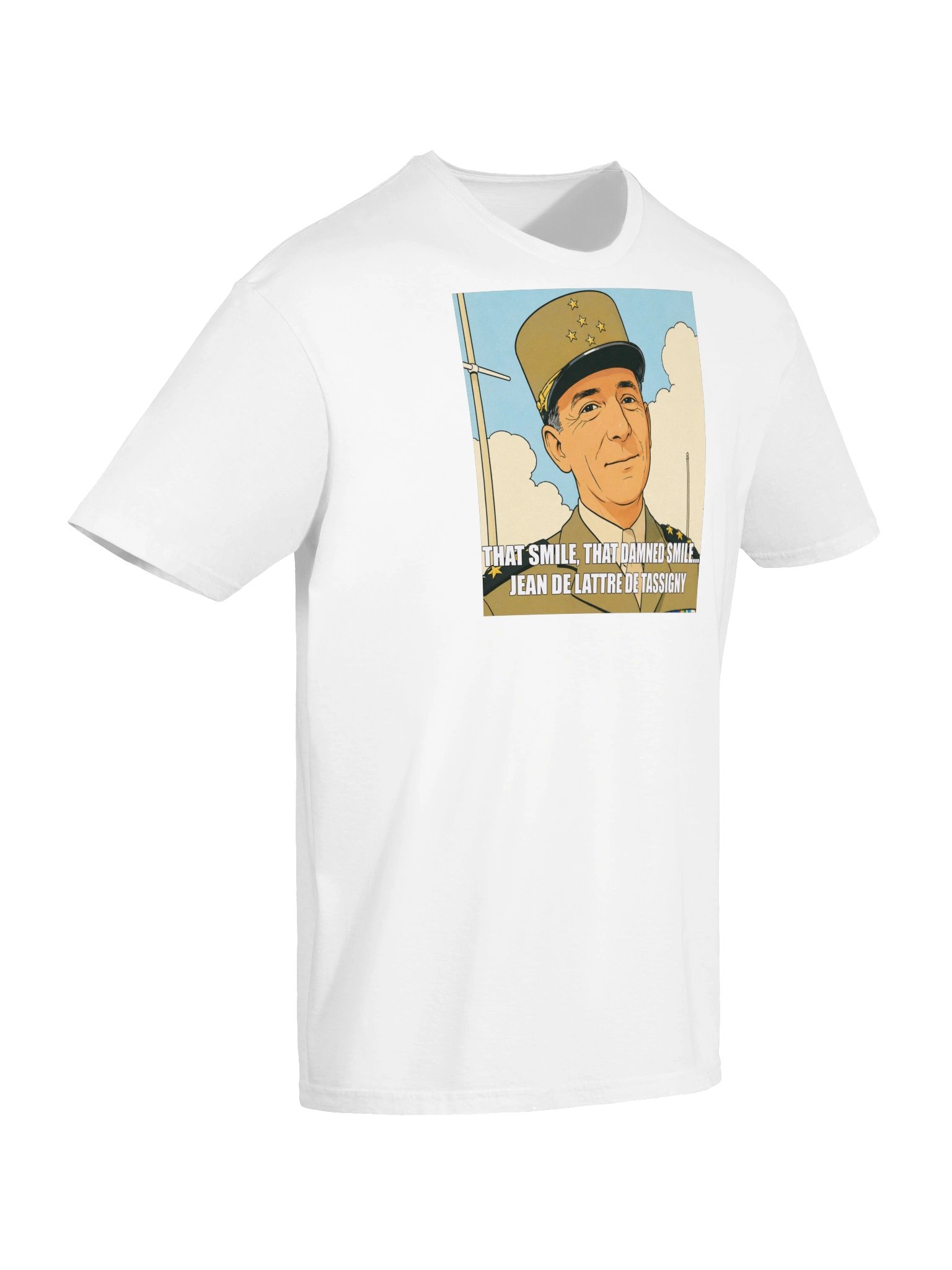 That smile, That damn smile - Jean De Lattre De Tassigny (Herr T-shirt) product image (6)