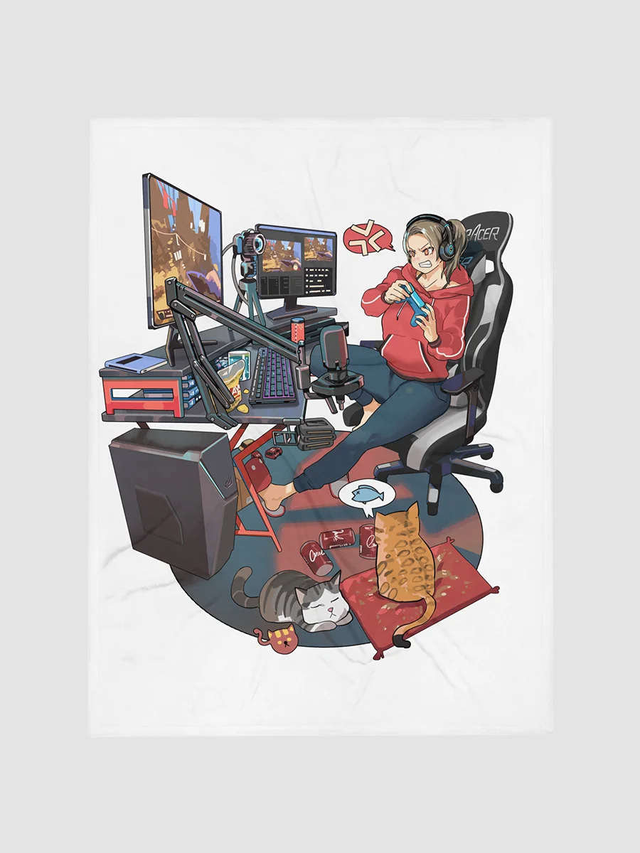 Old School Keisha ~ Tblan Throw Blanket product image (1)