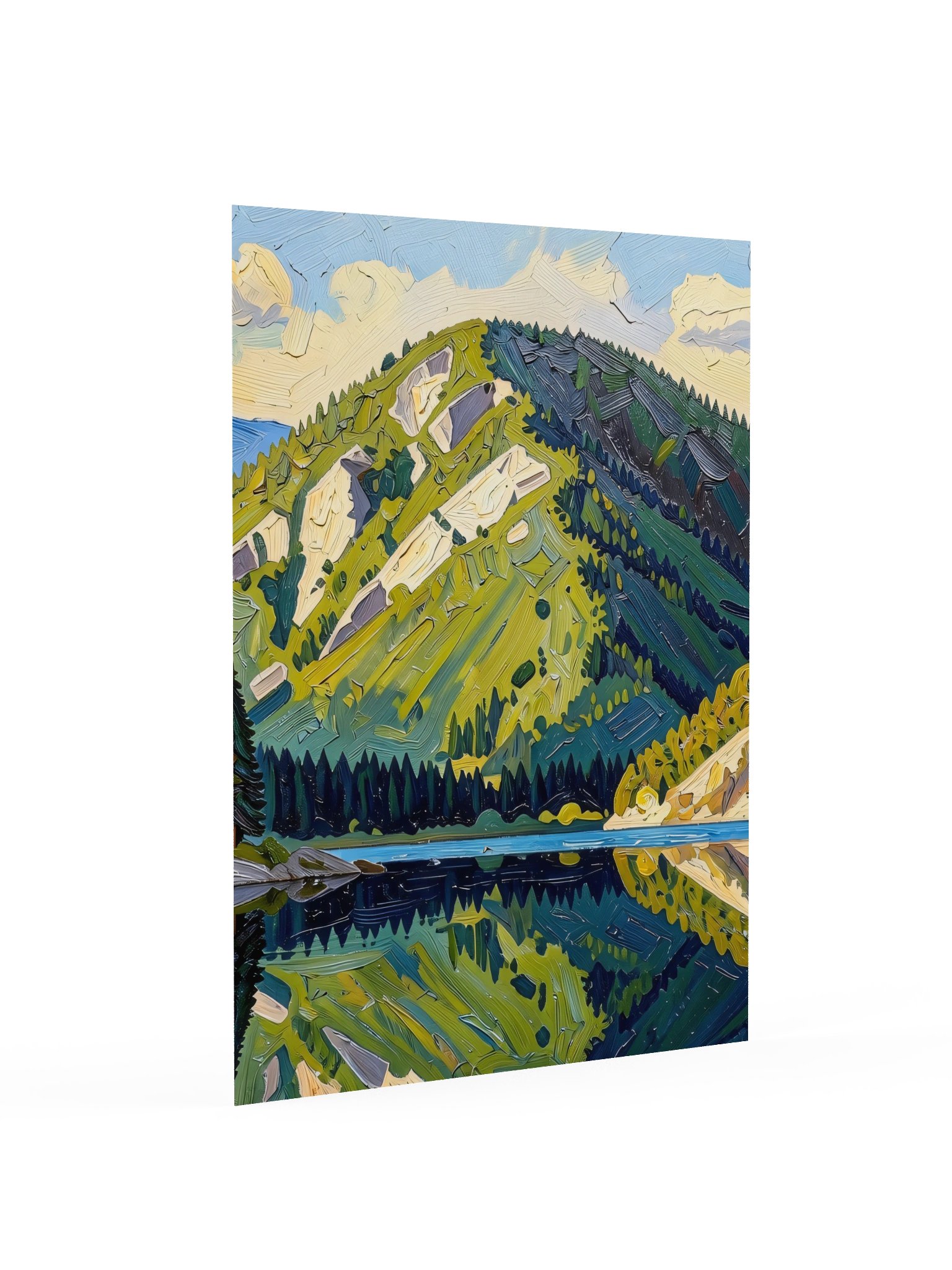 Mountain Across the Lake Poster product image (4)