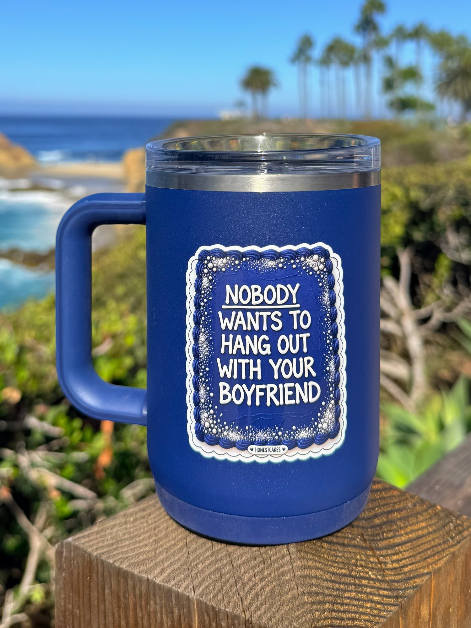 VINYL STICKER: Nobody Wants To Hang Out With Your Boyfriend - FREE SHIPPING product image (2)