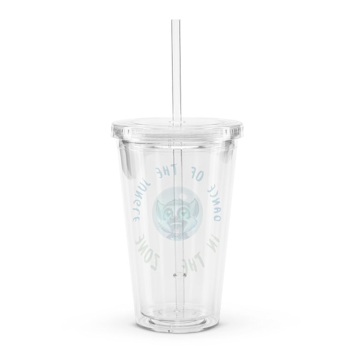 Dance of the jungle Double Wall Clear Plastic Tumbler (16 oz) product image (2)