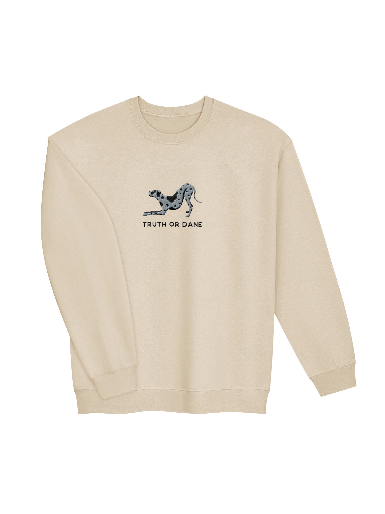 Truth or Dane Sweatshirt (Embroidered) of a Great Dane(Blue Merle) product image (43)