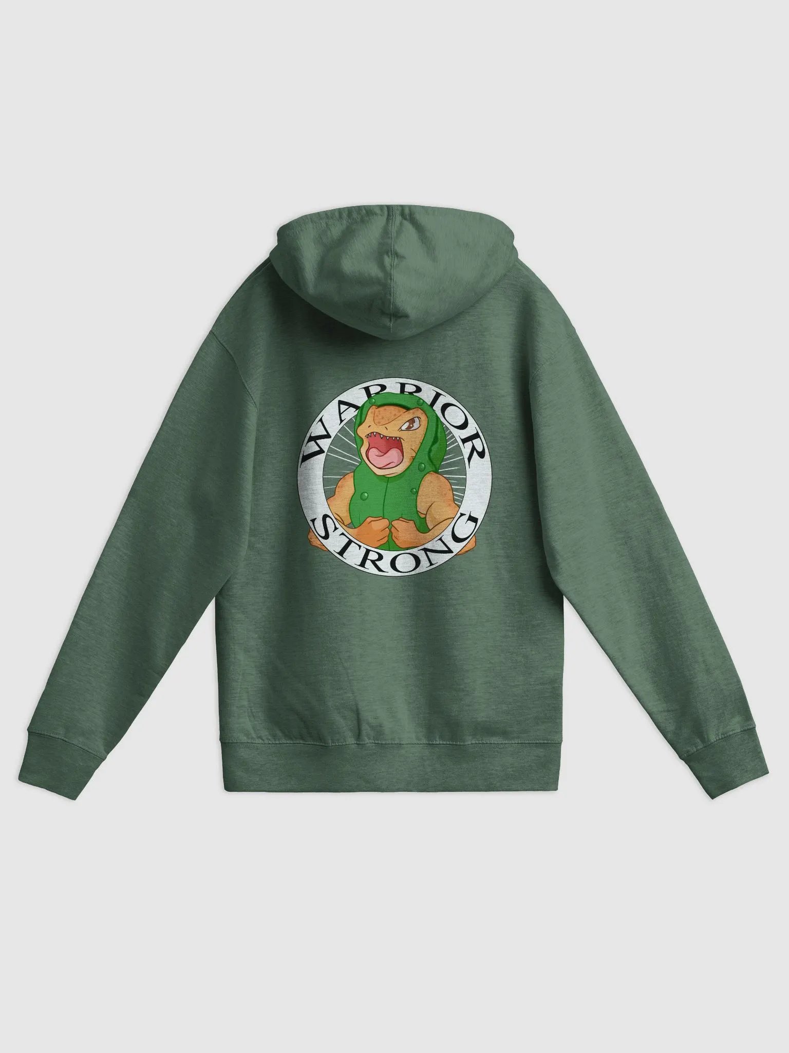 Buff Pickle Warrior Strong Zip-Up Hoodie product image (1)