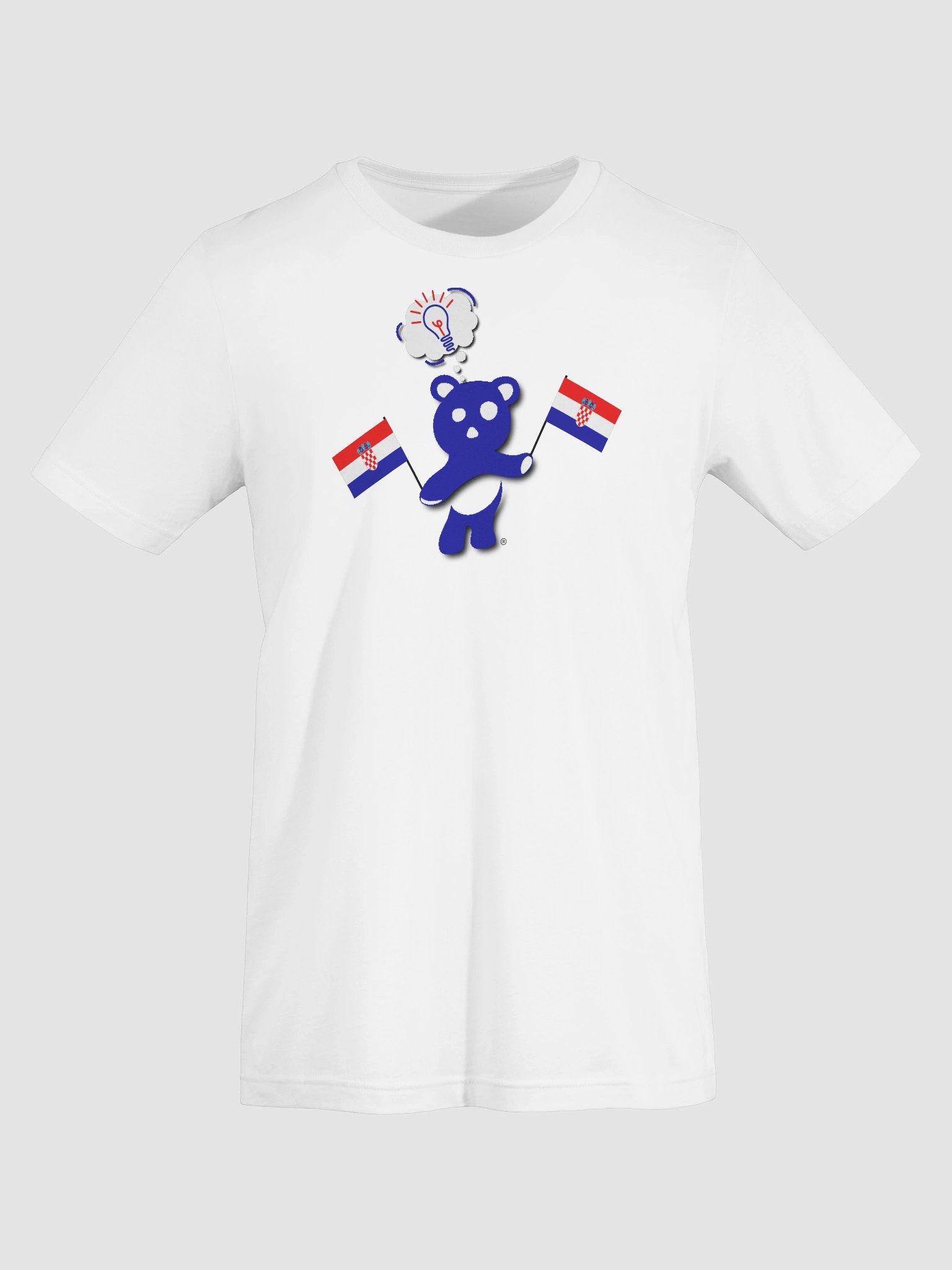 Croatia — Country Bear T-Shirt | BehrBrained Media product image (1)