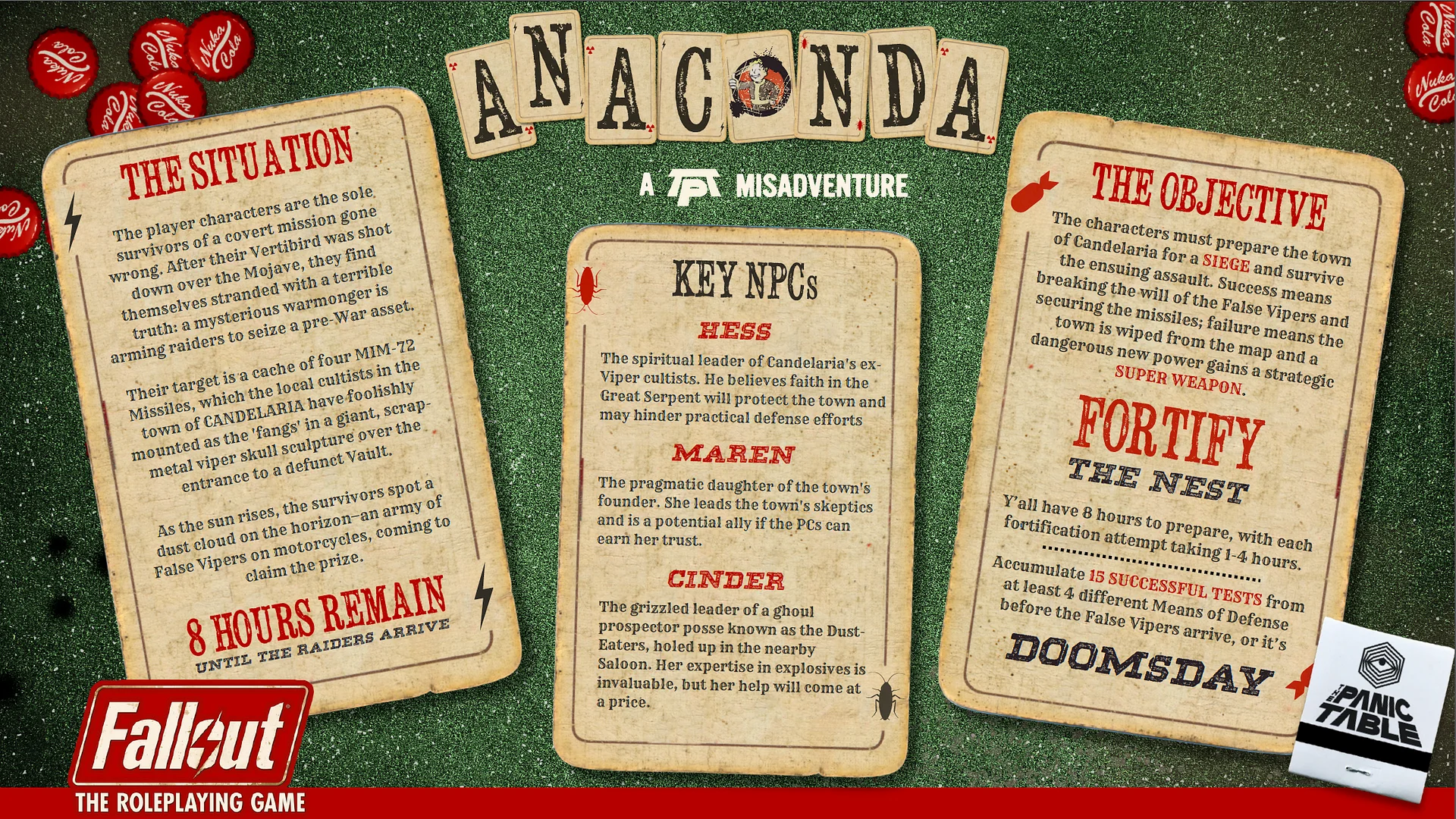 ANACONDA: A Misadventure for Fallout: The Roleplaying Game product image (2)