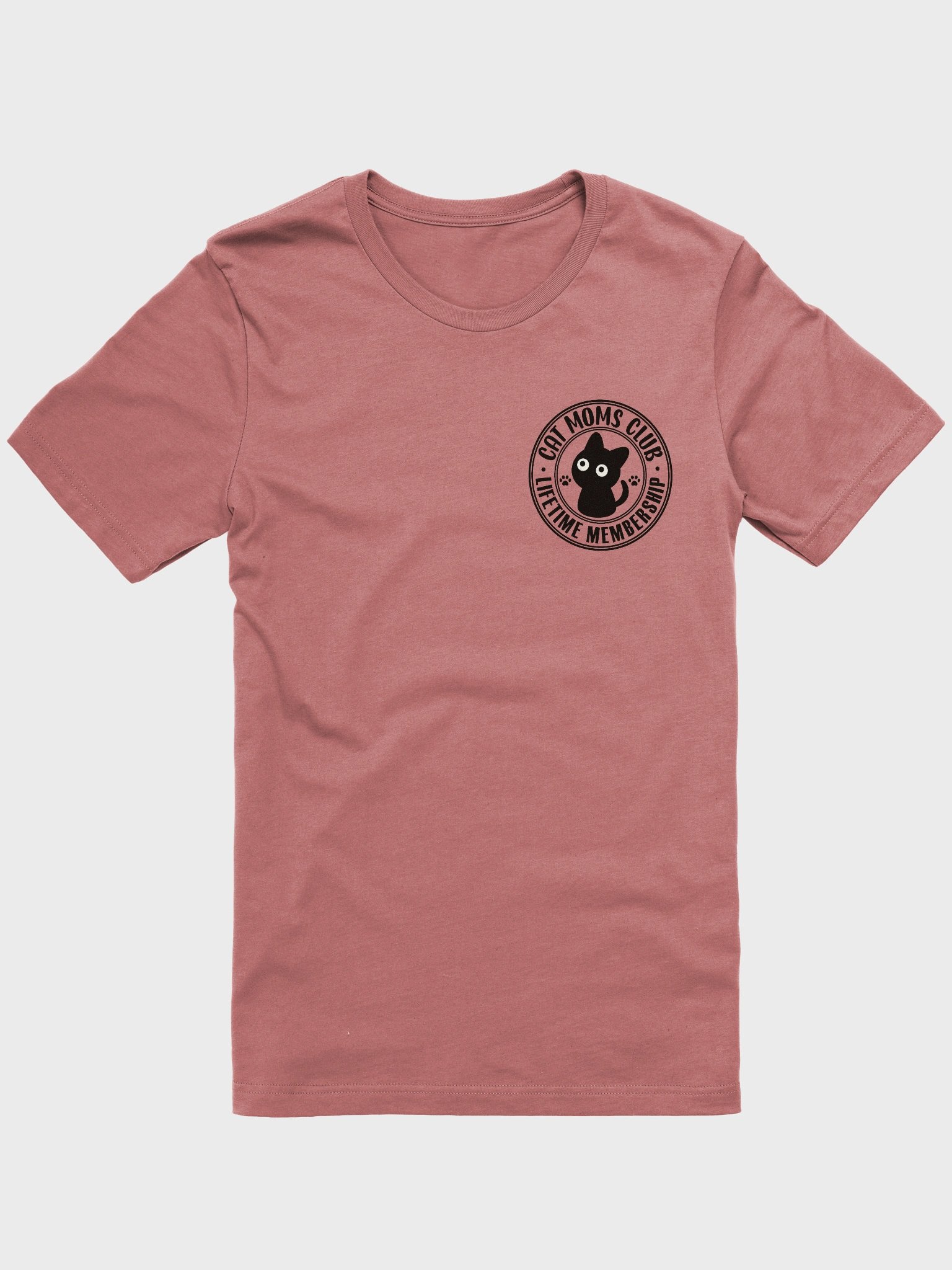 Cat Moms Club 1 (Left Chest Print) - Unisex Adult Super Soft Lightweight T-shirt product image (1)
