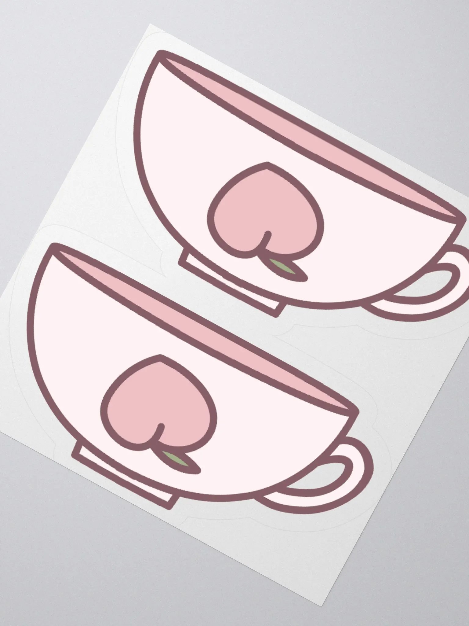 Peachy Tea Time Stickers product image (5)