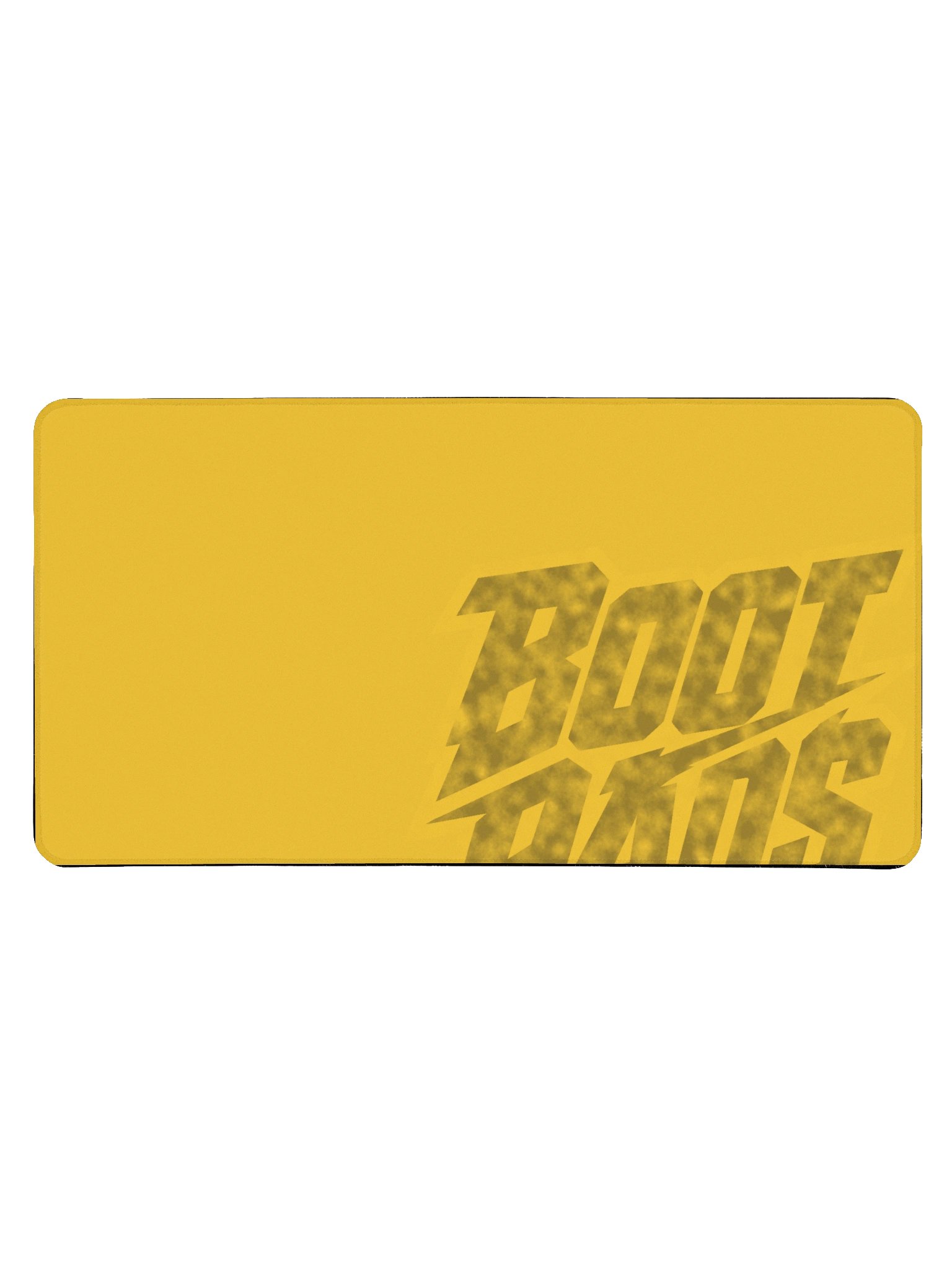 Mousepad Logo Bootpads Desgastado Deskmat Amarillo product image (1)