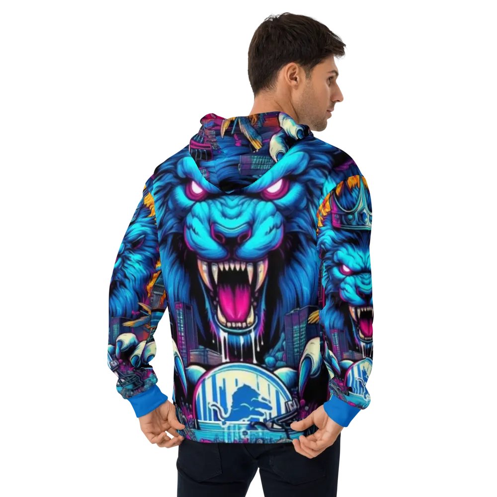 Roaring City Lion Unisex Hoodie product image (12)