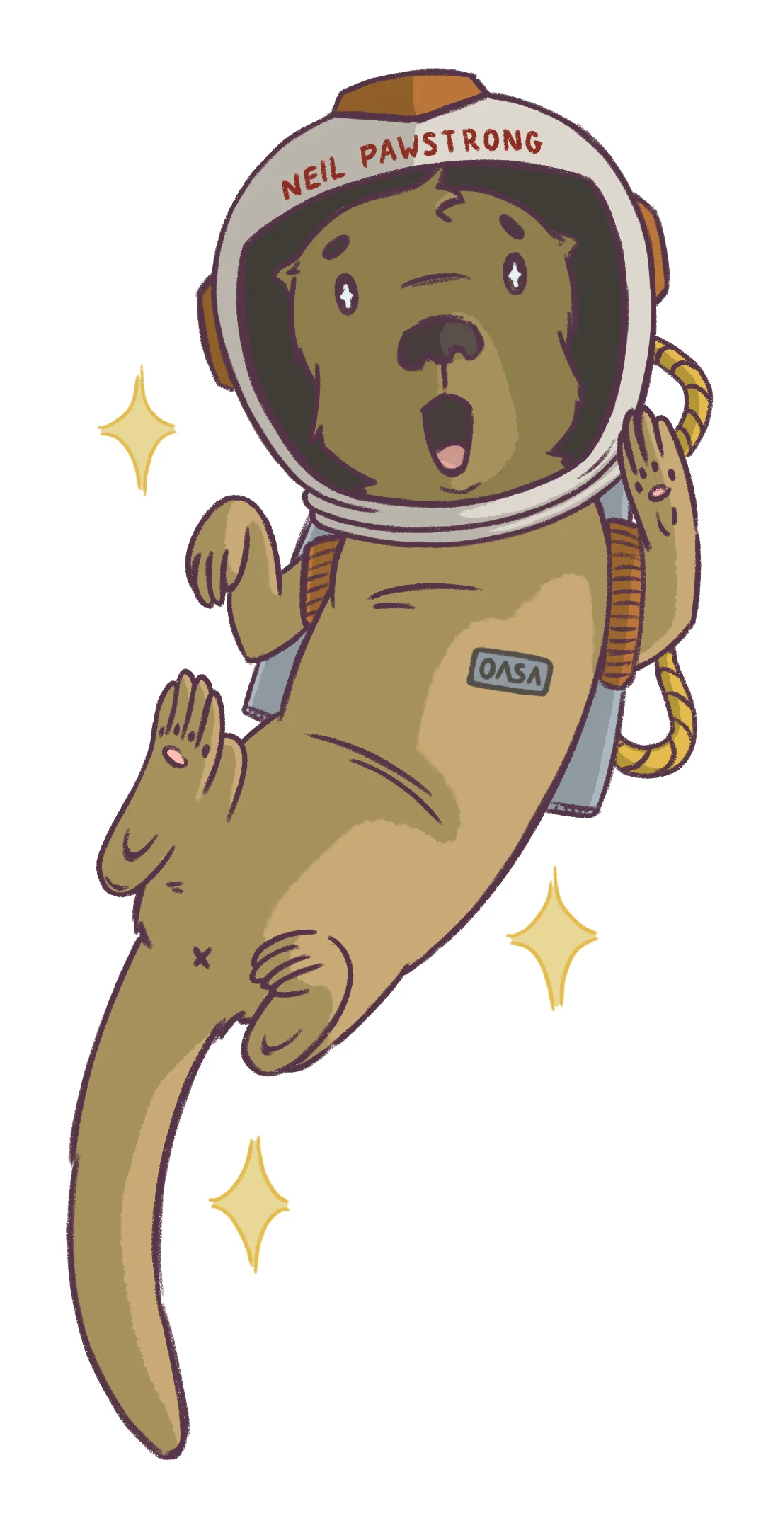 sticker : otternaut product image (1)