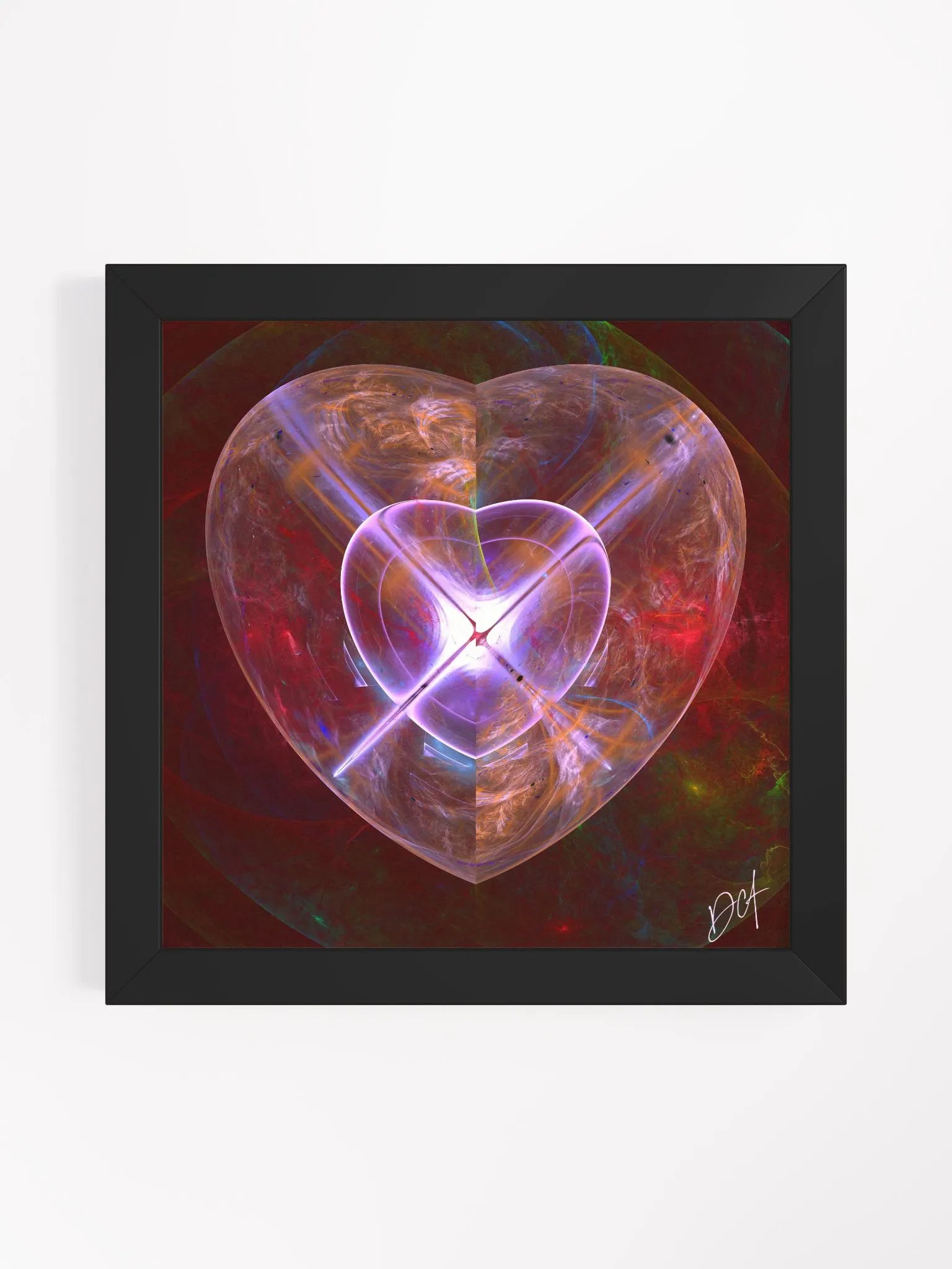 Cosmic Heartbeat - Framed Matte Poster product image (2)