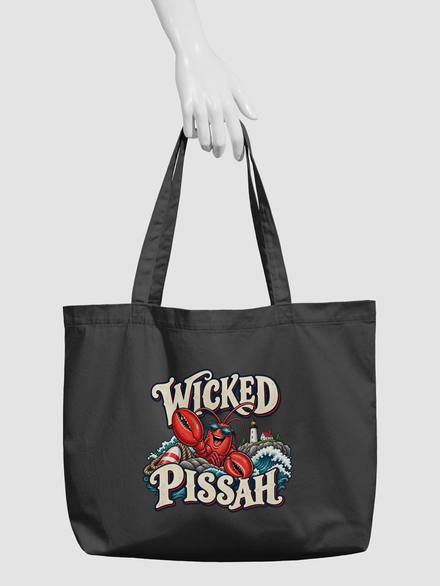 Wicked Pissah Lobster Tote Bag product image (3)