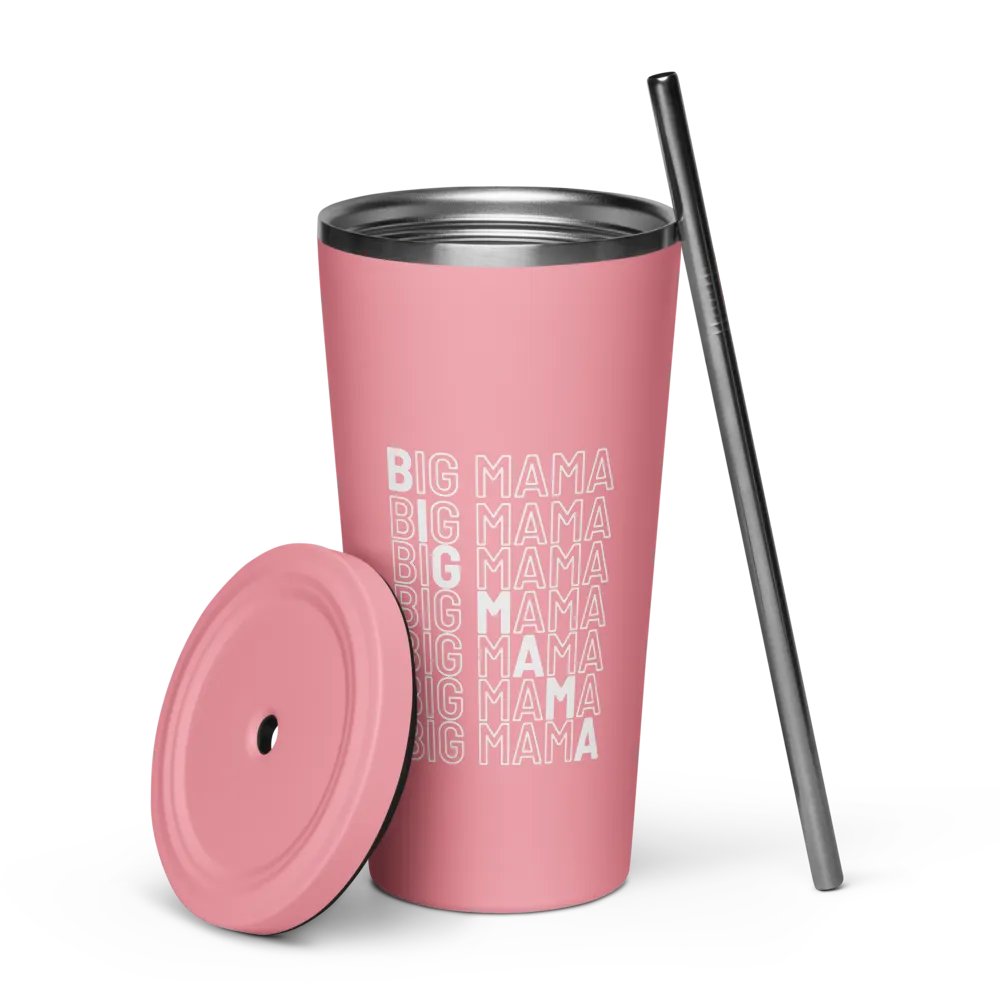20 fl oz High-grade Stainless Steel Straw Tumbler product image (60)