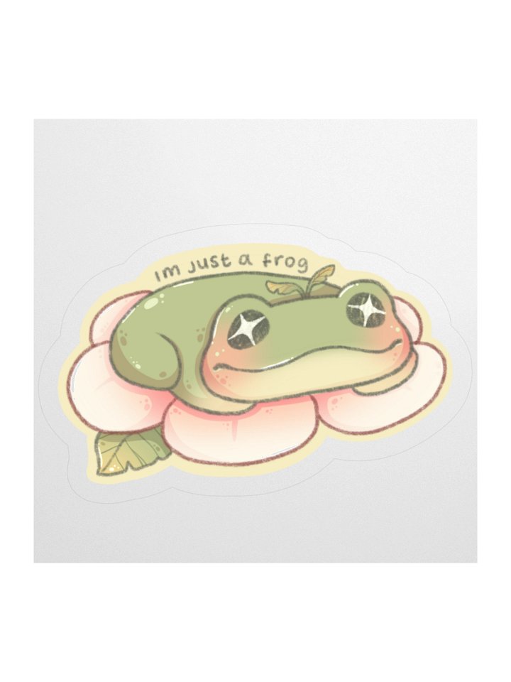 im just a frog sticker product image (2)