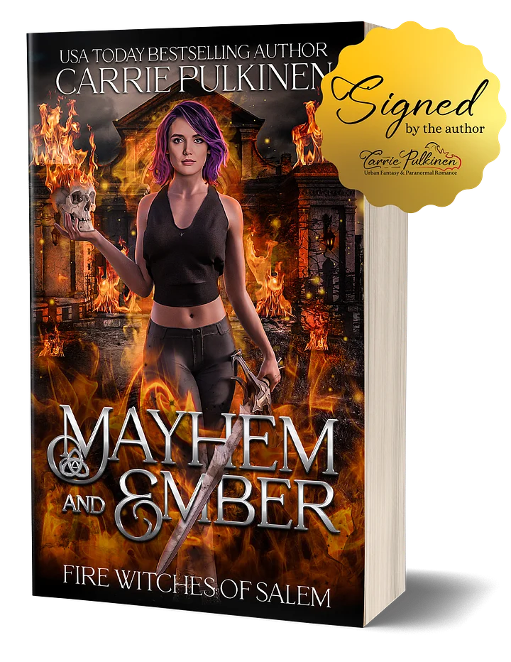 Mayhem and Ember Signed Paperback product image (1)