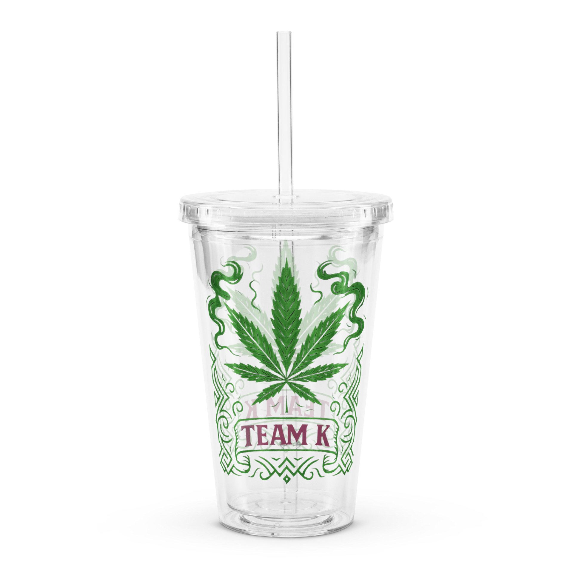 Team K V-7 Clear Plastic Tumbler product image (2)