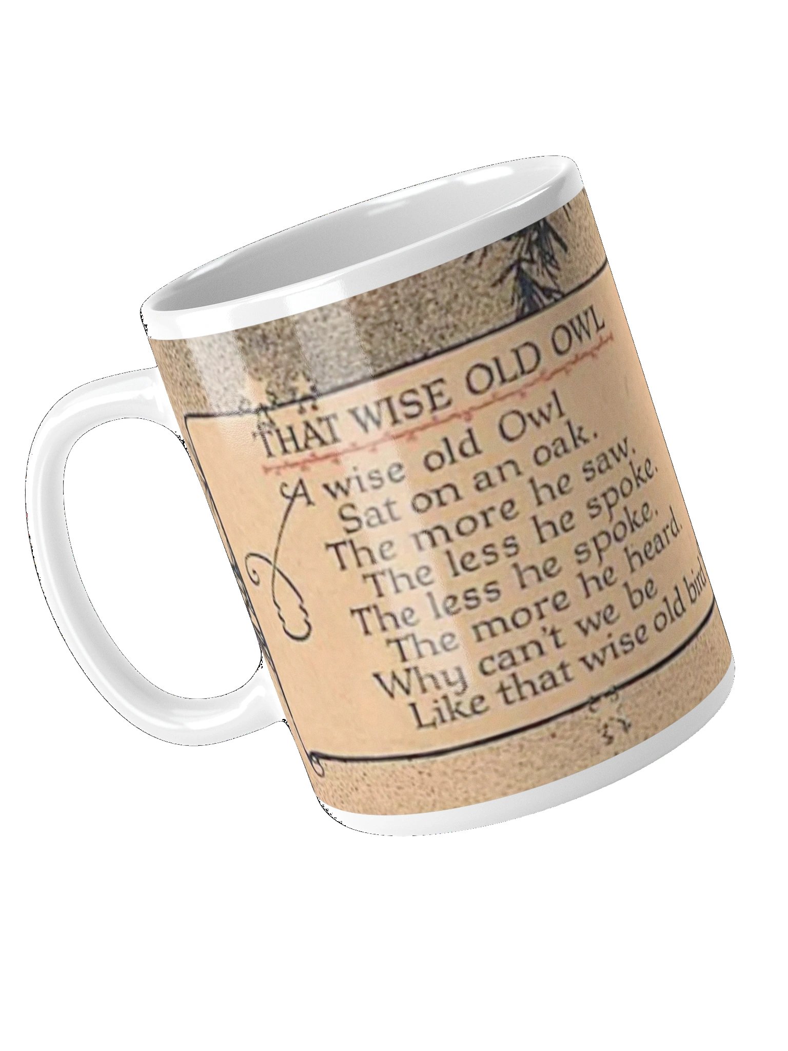 Wise Old Owl Poem Mug product image (5)
