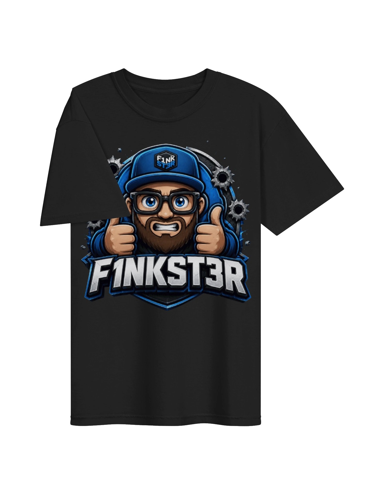 F1NKST3R Thumbs-Up Gaming Logo Tee product image (3)