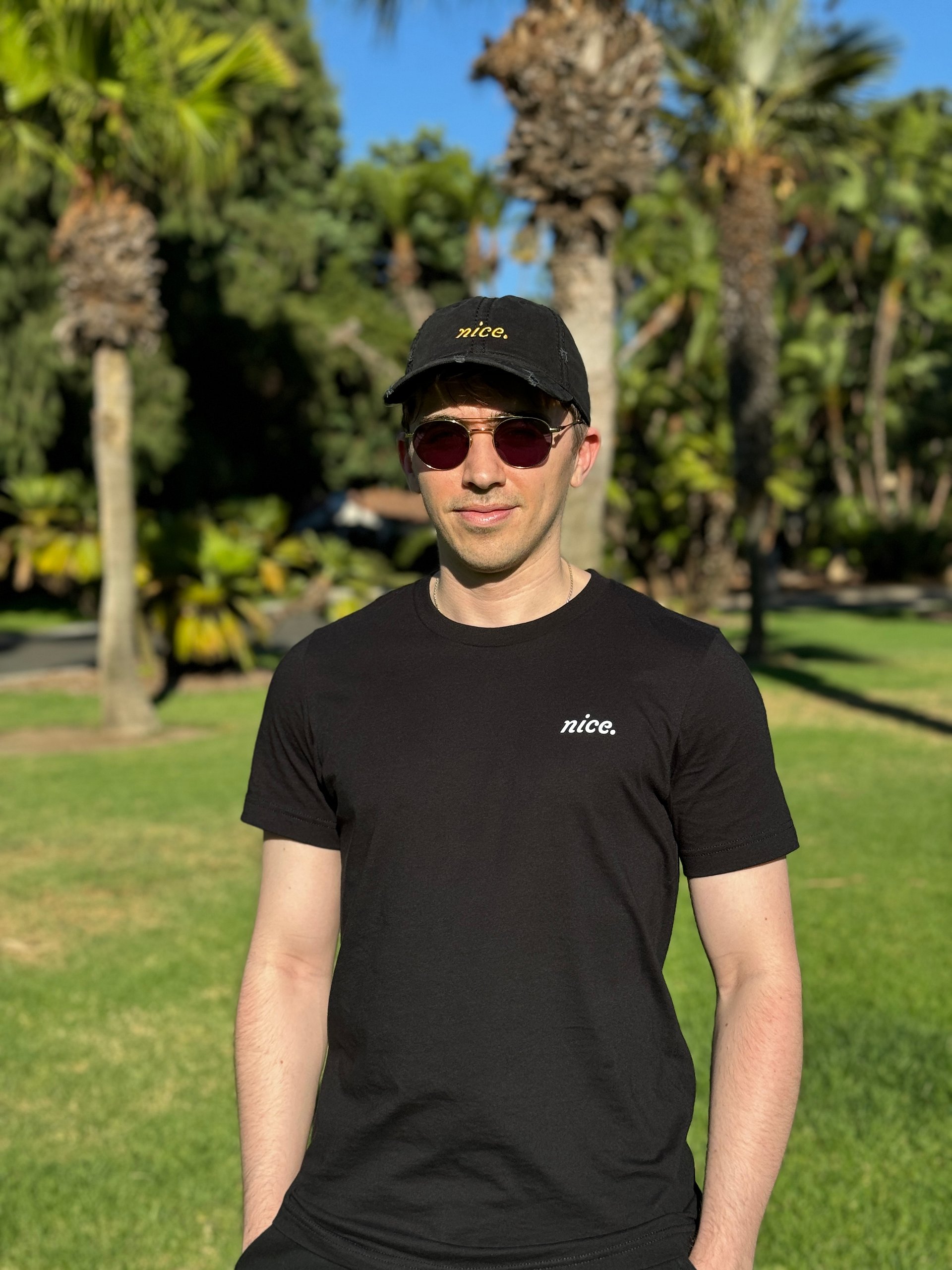 Distressed 'Nice.' Signature Dad Hat product image (7)