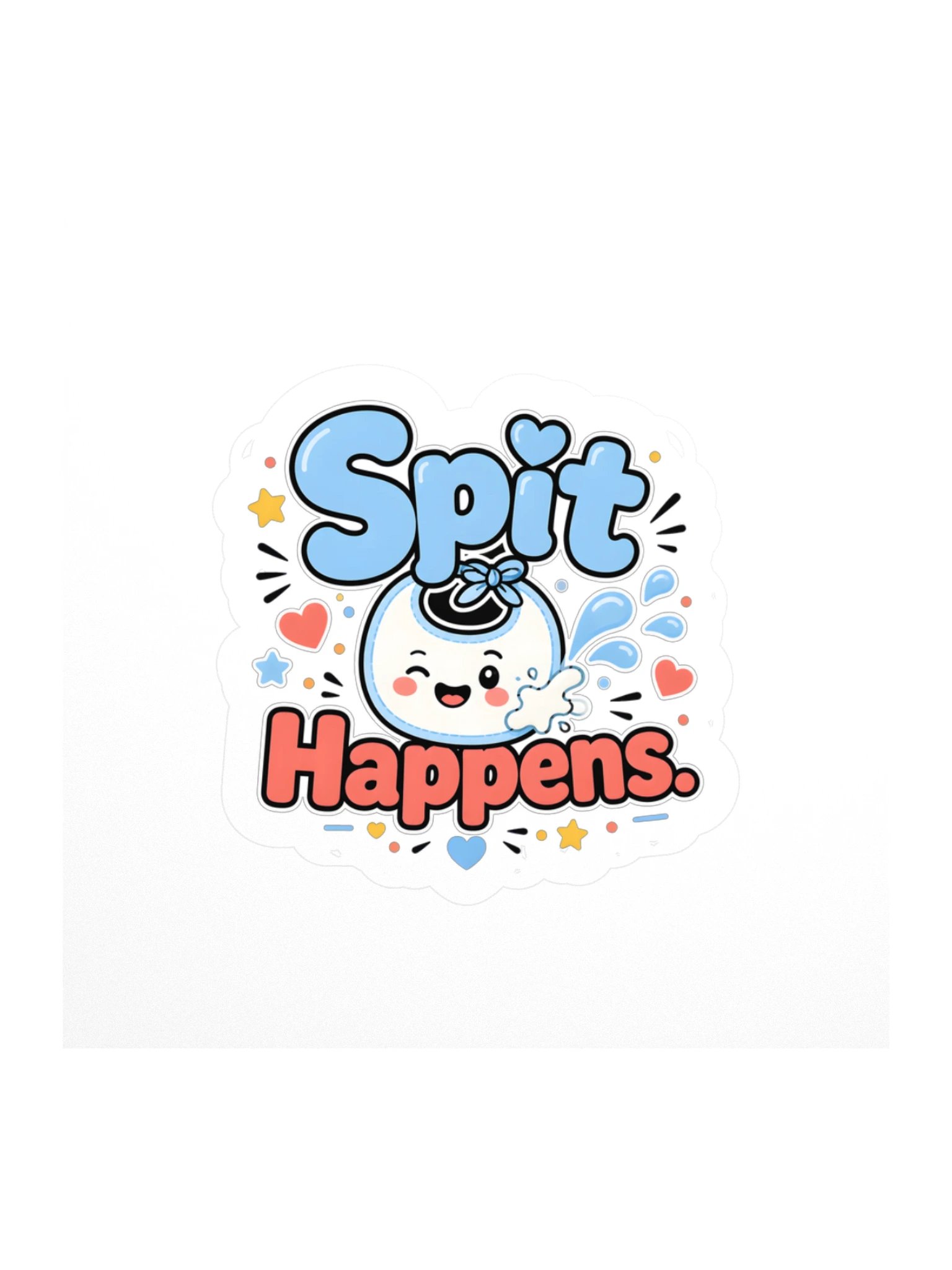 Spit Happens Sticker product image (1)