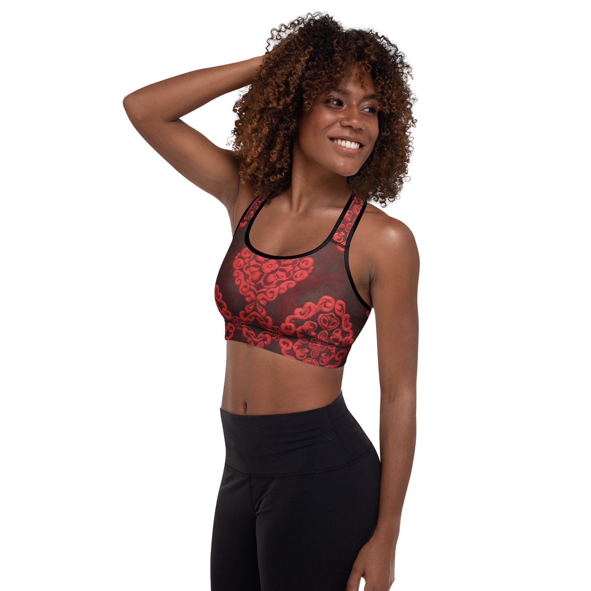 Damask Dreams Padded Sports Bra product image (5)