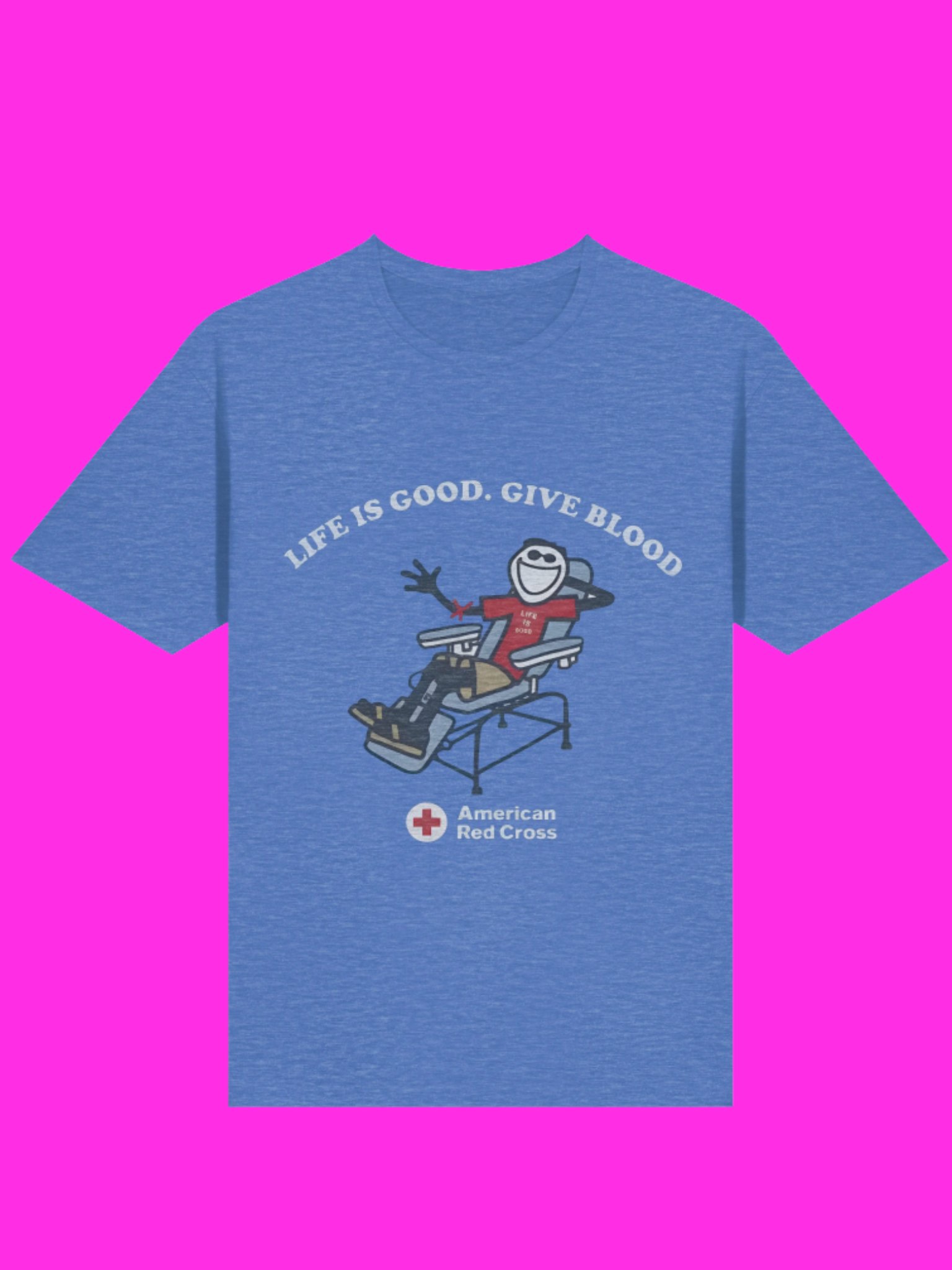 Red Cross Life Is Good Give Blood Shirt product image (114)