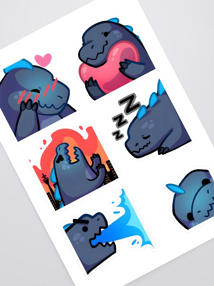 Godzilla Emote Sticker Pack product image (1)