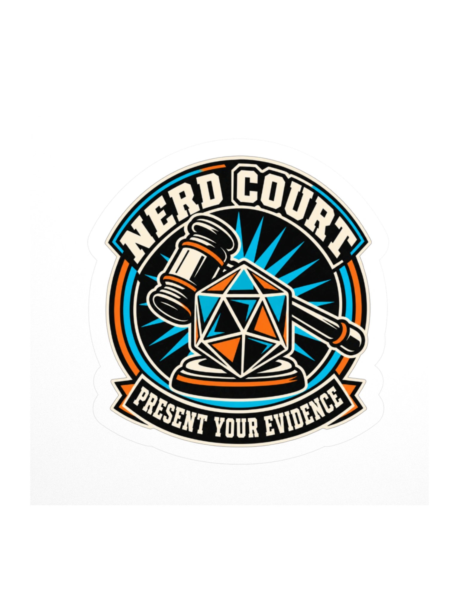 Nerd Court: Present Your Evidence Sticker product image (1)