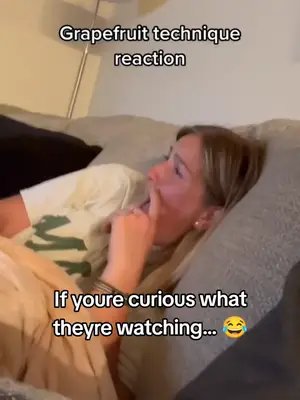 Viral reaction video to a classic technique. 😂  Since everyone was asking what they were watching... We posted this 👀  #reaction #reactionvideo #grapefruit #technique #youblowme #youblowmecompany #mattrife #lucid #netflix