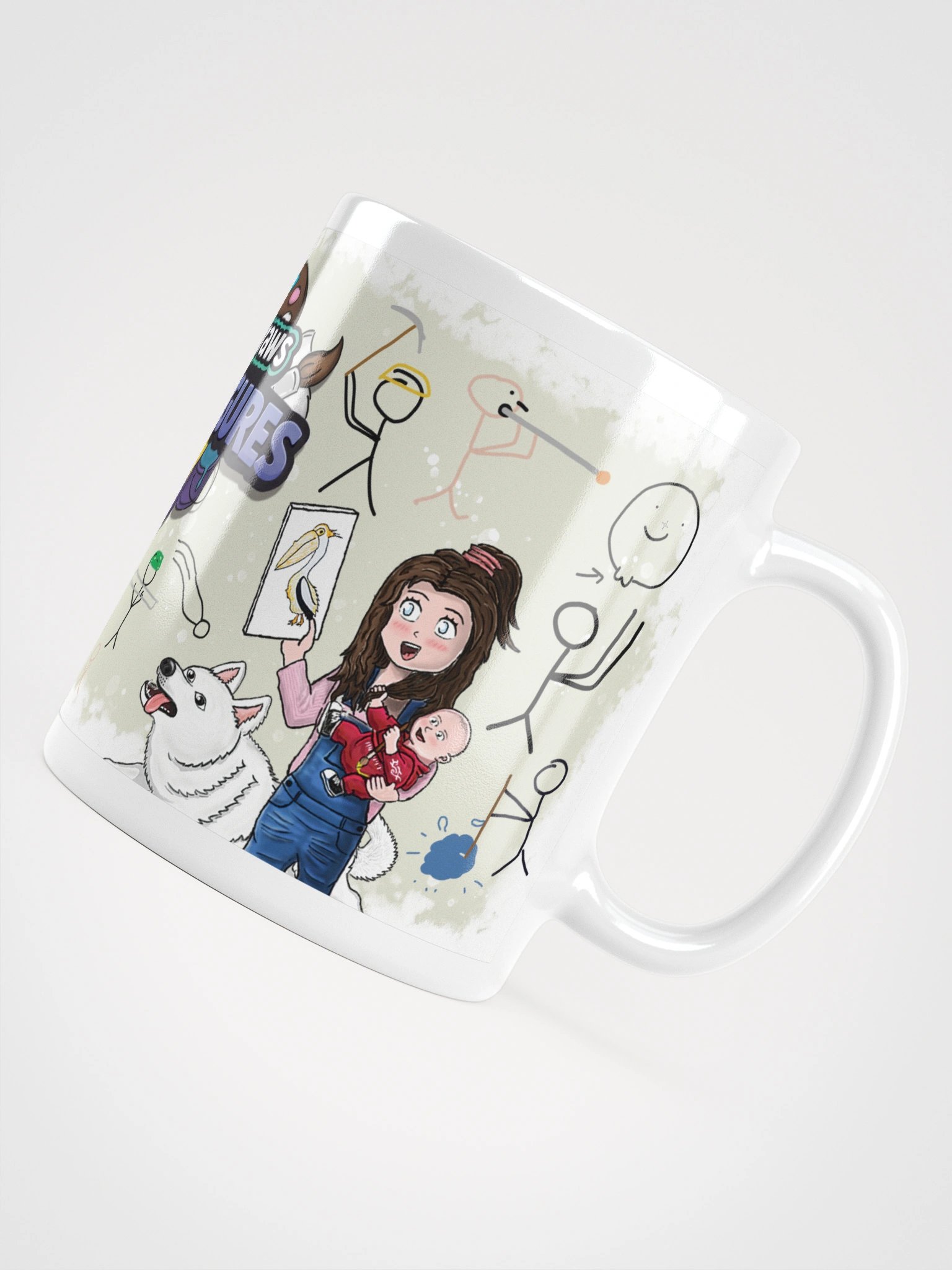Leon Draws - Stick Figures Mug product image (6)