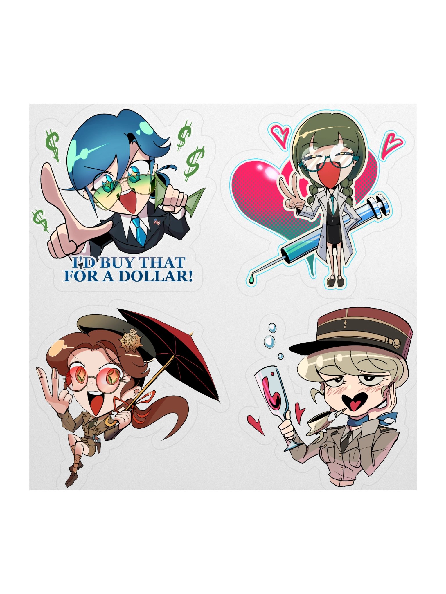 We Love Cold War!! September 2025 Sticker Set product image (1)