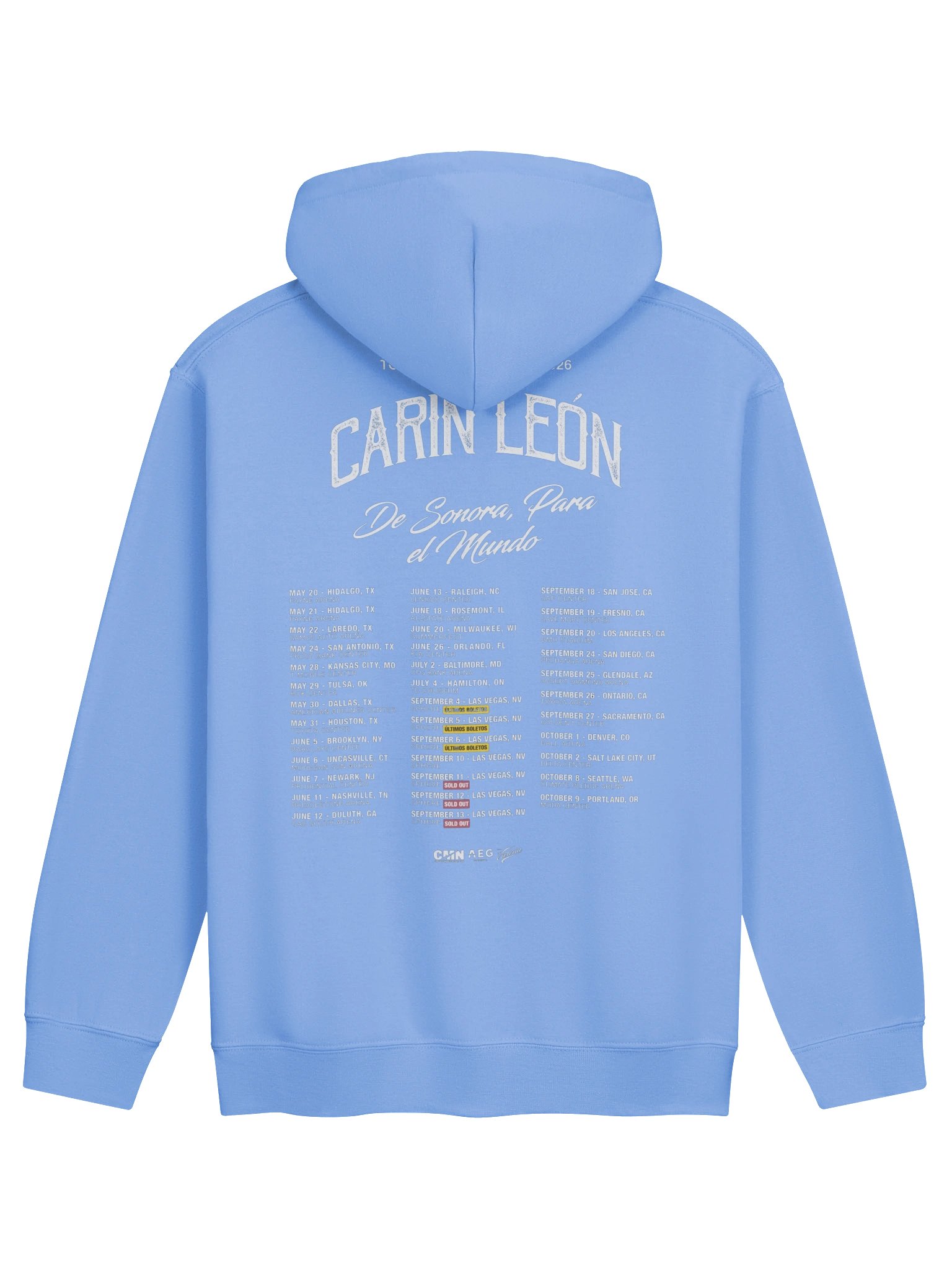 Carín León Tour 2026 Merch Hoodie product image (2)