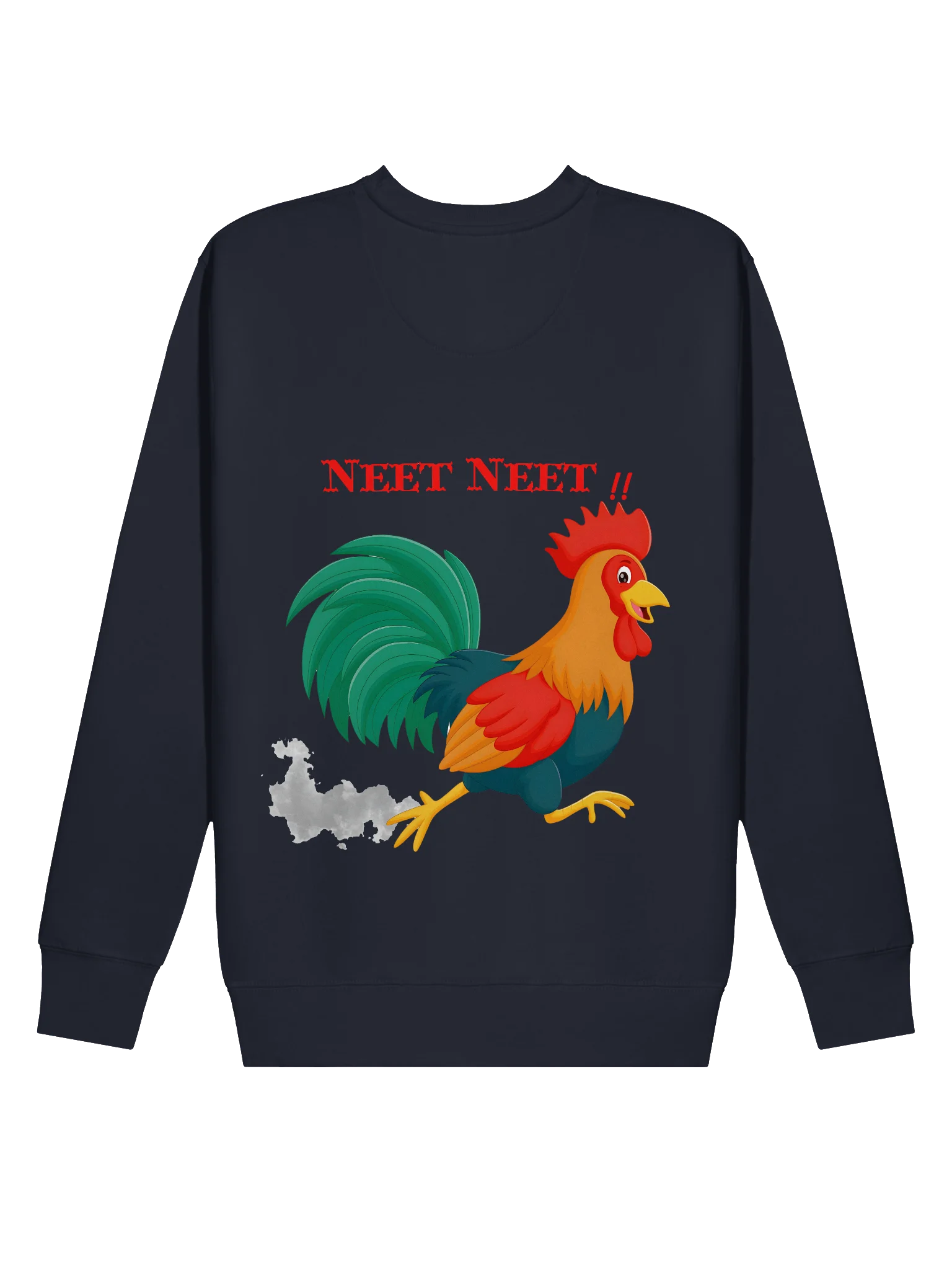 "NEET NEET !!" Running Rooster Sweatshirt product image (27)