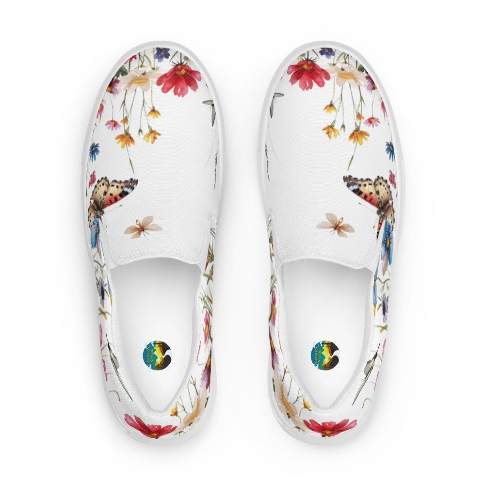 Floral Flutter Slip-Ons product image (1)