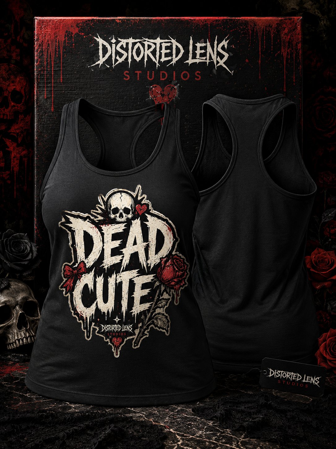 Dead Cute Racerback Tank product image (3)