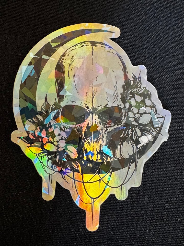Holographic Graveyard Logo Sticker product image (2)