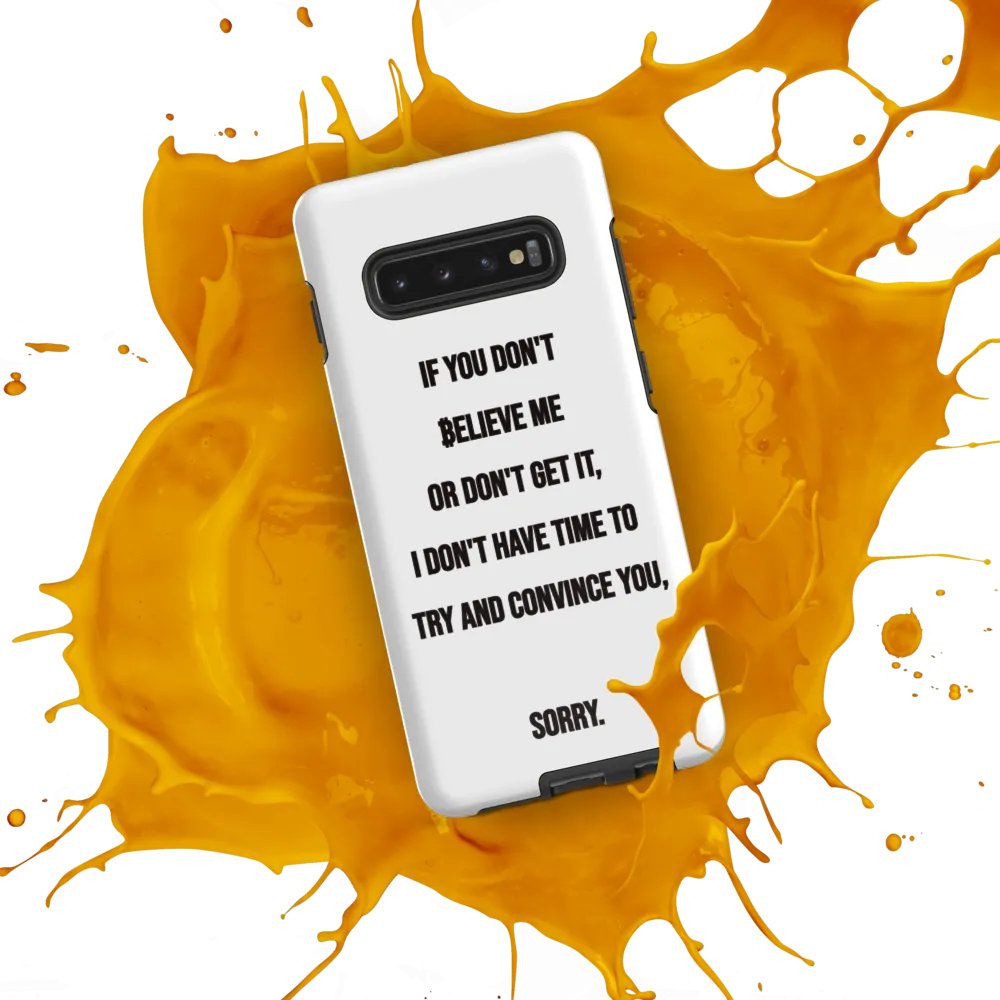 SATOSHI Quote - Samsung Hard Case product image (53)