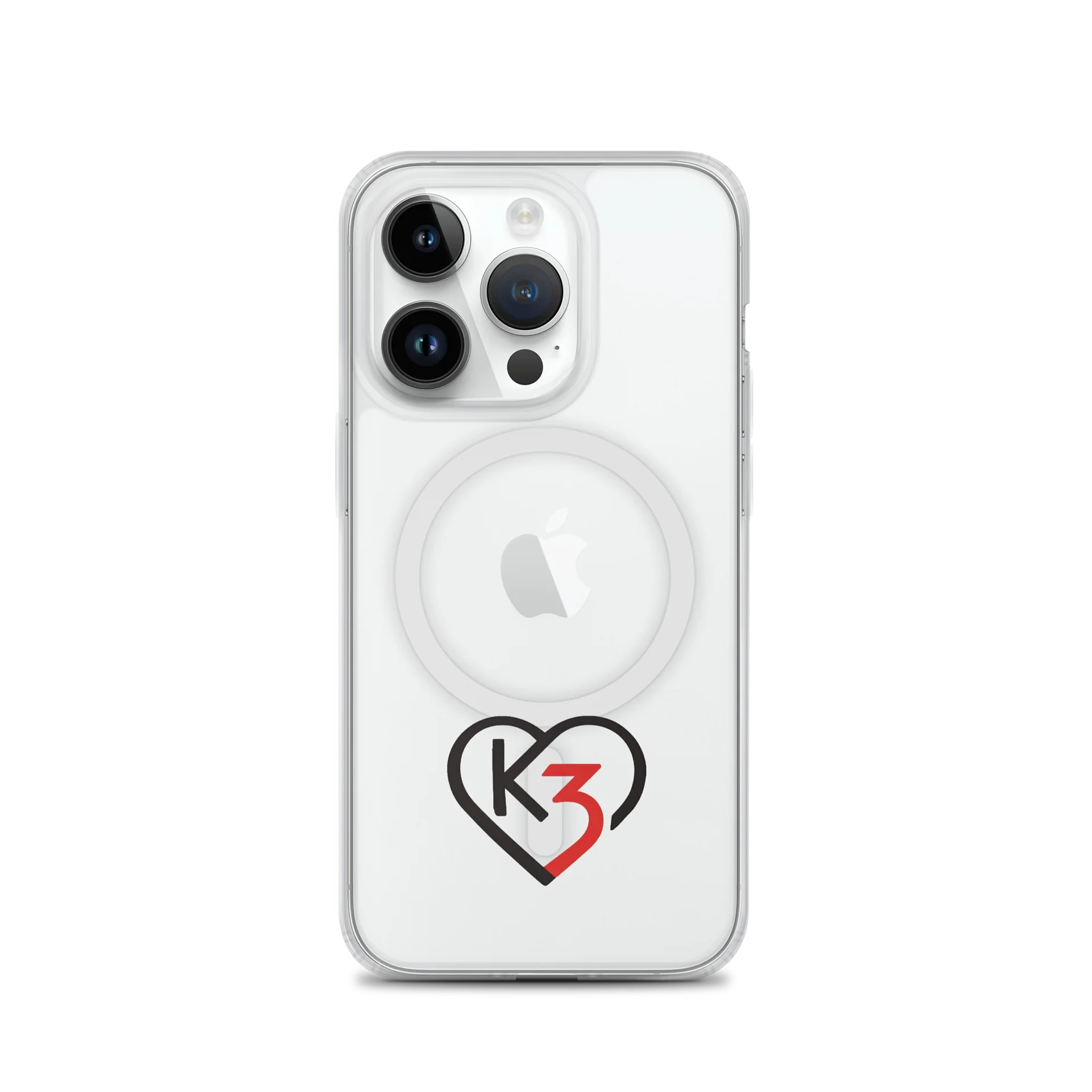 Carry the Feeling™ | Heartmark MagSafe Case (Low Placement) | Minimal Clear Case product image (1)