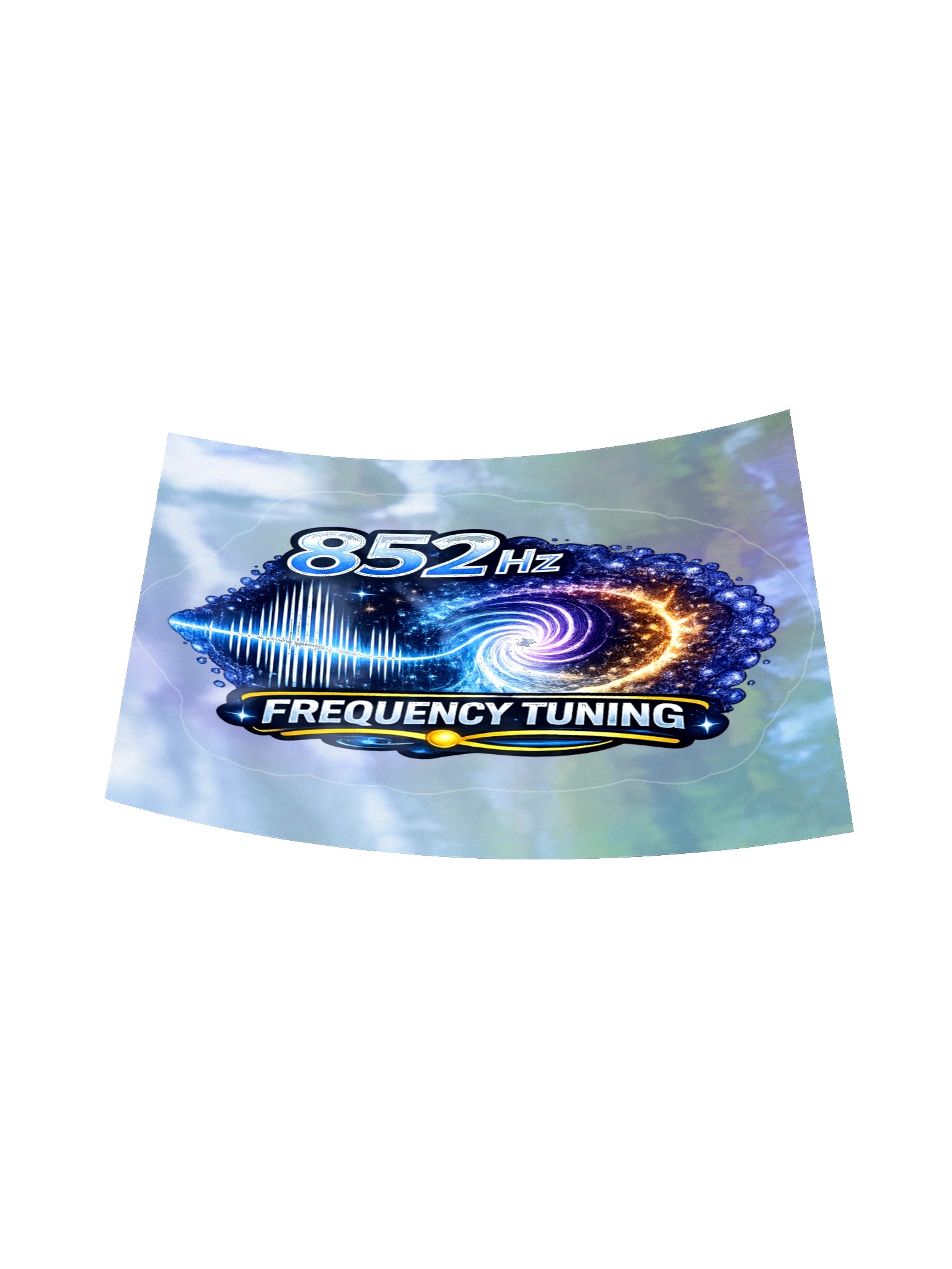 852 Hz Frequency Sticker on Holographic backing product image (18)